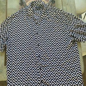 Zara- Relaxed Fit Short Sleeve Shirt